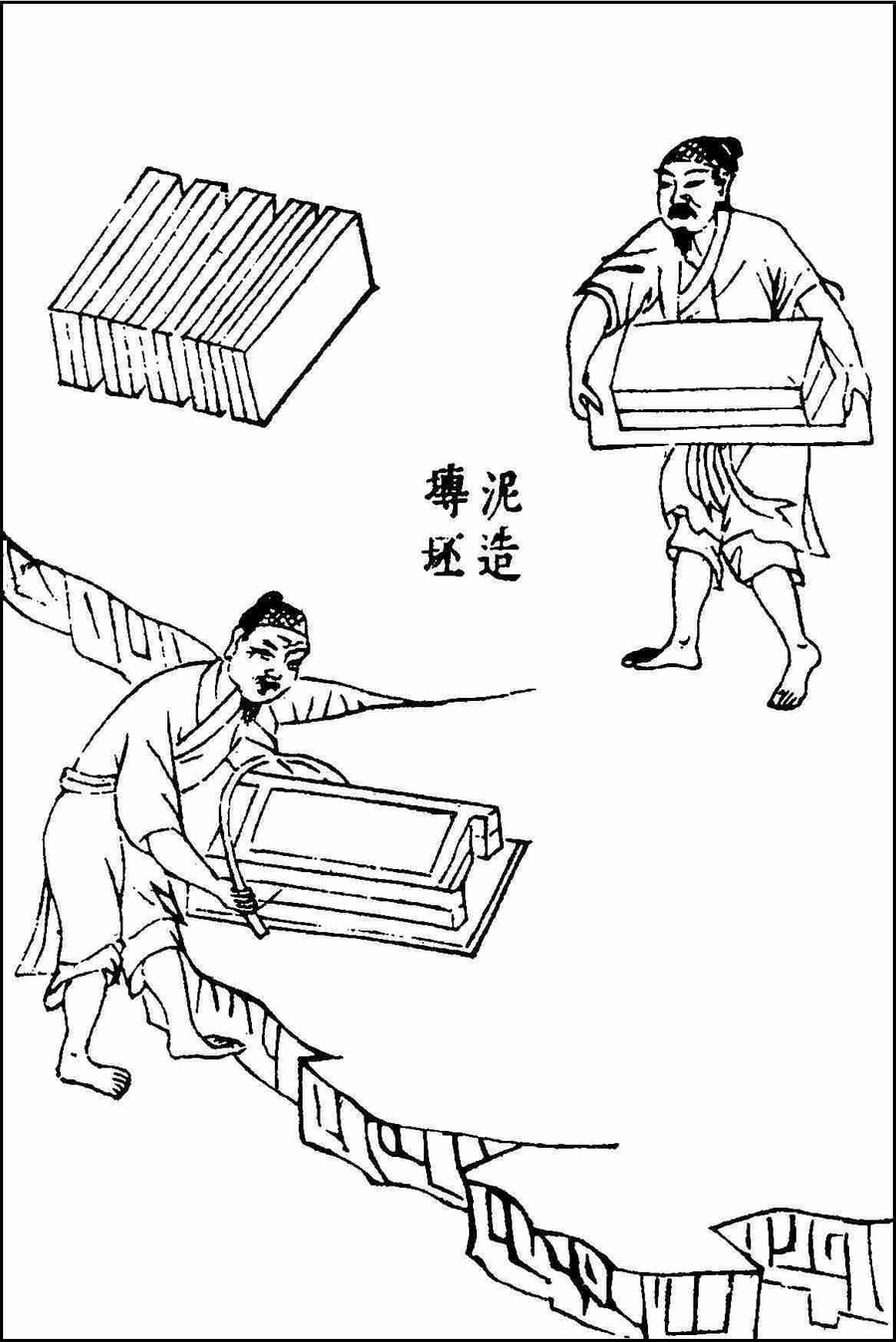 砖插图